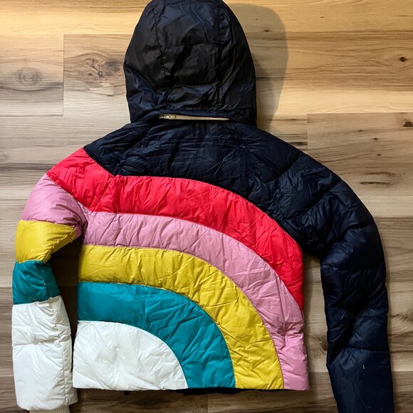 Marine Layer Apres Rainbow Puffer Jacket. XS. Excellent Condition - Picture 8 of 8